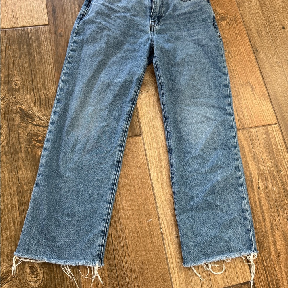 Frame Denim Women's Straight Leg Jeans in Blue